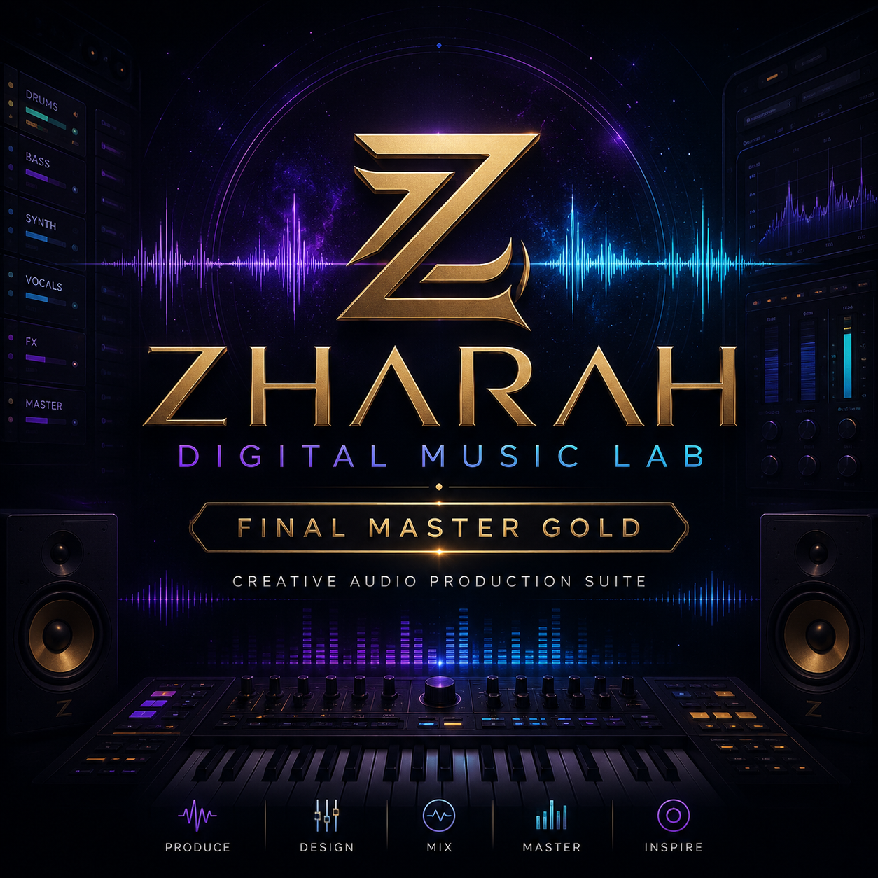 Zharah Digital Music Lab V51,945,007,457.0 Final Master Gold